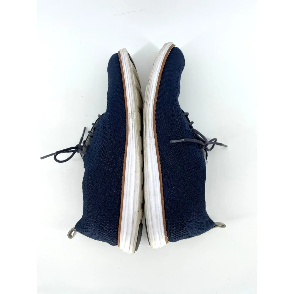 Cole‎ Haan OriginalGrand Knit Wingtip Oxford Shoes Womens 8B Blue Silver